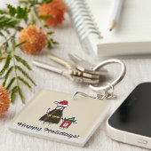 しょうゆボトルパケットキッドチャイルドクリスマスサンタ キーホルダー (正面右)