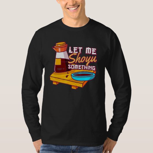 しょうゆ日本のを Tシャツ (正面)