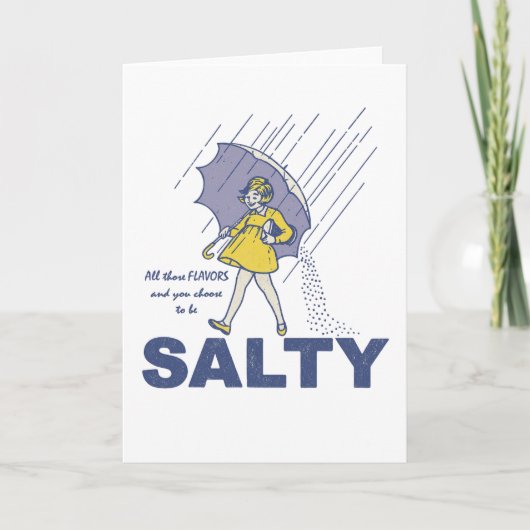 しょっぱい カード (正面)