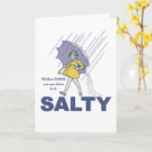 しょっぱい カード (黄色い花)