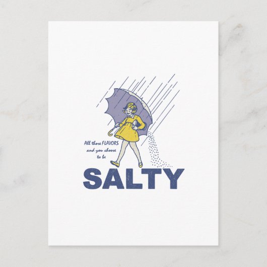 しょっぱい ポストカード (正面)