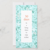 しらふさ誕生日しらふになるには長い時間 カード (正面)