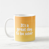 しらふになる素晴らし日だ – 汚い贈り物 コーヒーマグカップ (左)