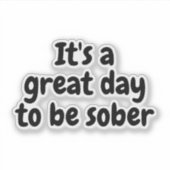 しらふになる素晴らし日だ – 汚い贈り物 シール (正面)