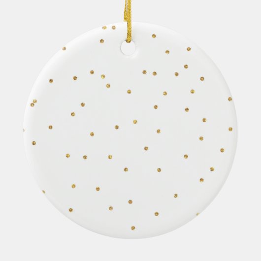 しらふのパーソナライズされた記念日のクリスマスオーナメント セラミックオーナメント (裏面)