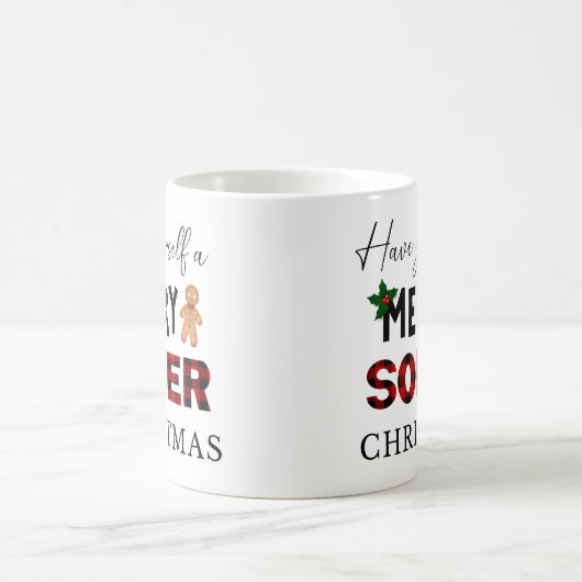 しらふのメリークリスマス、しらふのクリスマス コーヒーマグカップ (中央)