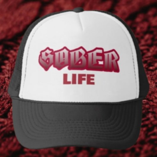 しらふの生活赤 キャップ