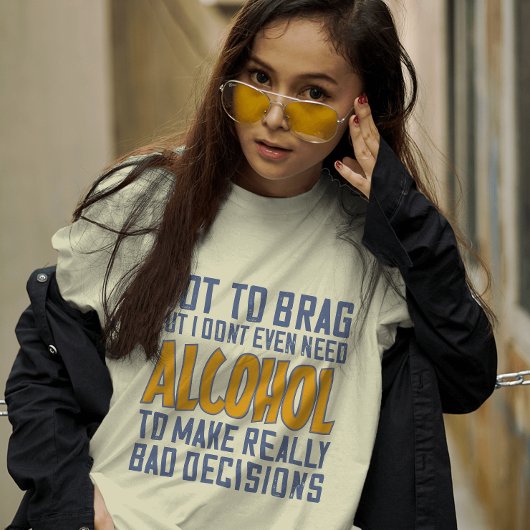 しらふの選択肢T型 Tシャツ