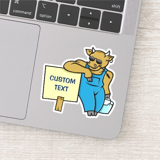 しるしのある牛 シール (詳細)