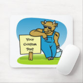 しるしのある牛 マウスパッド (マウス)