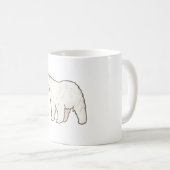しろくまマジック コーヒーマグカップ (正面右)