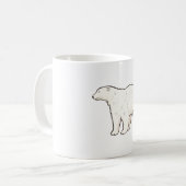 しろくまマジック コーヒーマグカップ (正面左)
