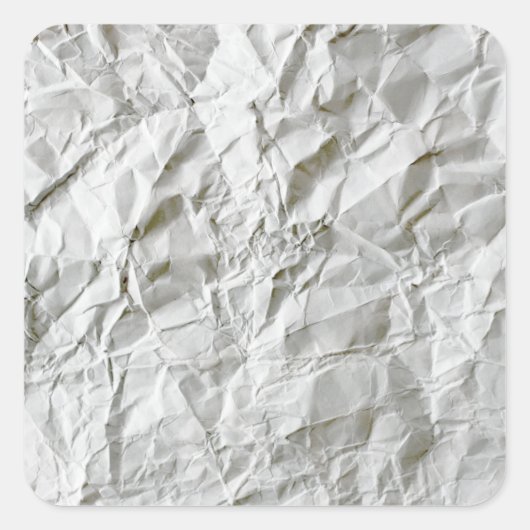 しわおもしろいの紙 スクエアシール (正面)