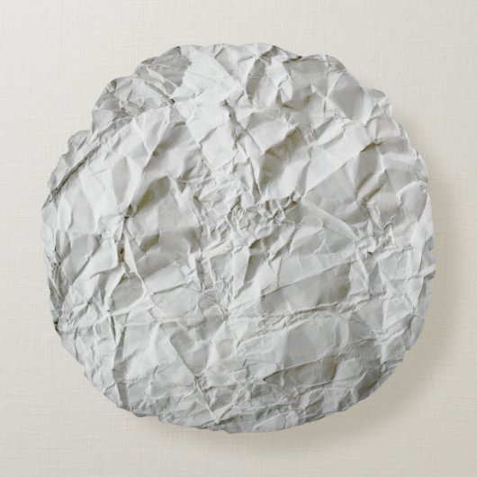 しわおもしろいの紙 ラウンドクッション (正面)