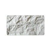 しわおもしろいの紙 ラベル (正面)