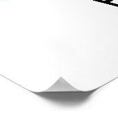 しわおもしろいエレガントい猫パン ポスター (角)