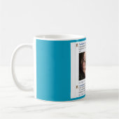 しわが寄った古いベールで覆マルクス主義者 コーヒーマグカップ (左)