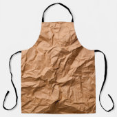 しわくちゃになった紙を背景の抽象的、グラフィックのデコ エプロン (正面)