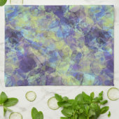 しわくちゃのラベンダー感 キッチンタオル (折り畳み)