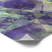 しわくちゃのラベンダー感 ポスター (角)