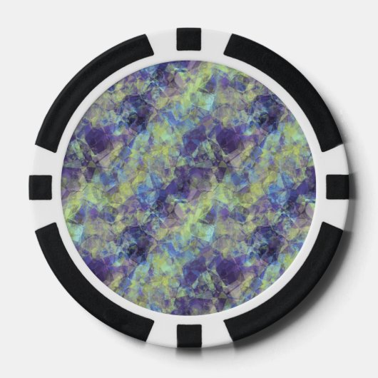 しわくちゃのラベンダー感 ポーカーチップ (正面)