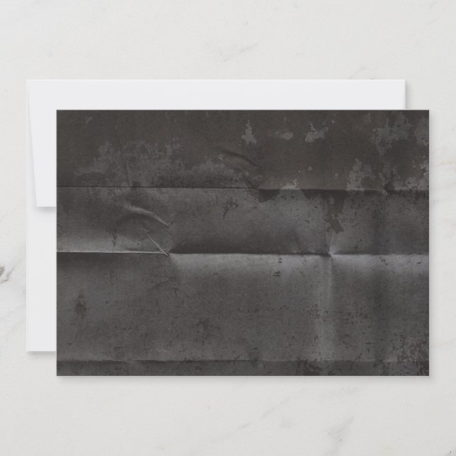 しわくちゃの汚れた黒の背景 (正面)