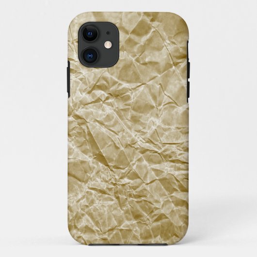 しわくちゃの紙 Case-Mate iPhoneケース (裏面)