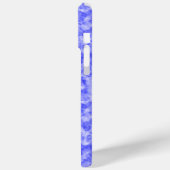 しわくちゃの青いテクスチャ Case-Mate iPhoneケース (裏面 / 左)