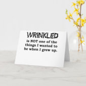 しわくちゃは私が欲しかった物じゃない カード (黄色い花)