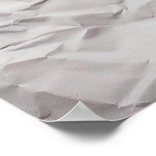 しわだらけの紙テクスチャ、詳細なバックグラウンド。 ポスター (角)