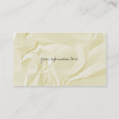 しわにされたペーパー名刺 名刺 (裏面)