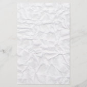 しわにされた白書の質のカスタムの文房具 便箋 (正面)