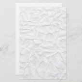 しわにされた白書の質のカスタムの文房具 便箋 (正面/裏面)