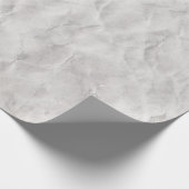 しわにされた白書の質 ラッピングペーパー (角)