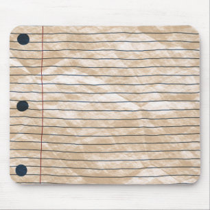しわにされたNotepaperのマウスパッド マウスパッド