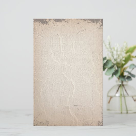 しわのあるアンティーク文房具 便箋 (スタンド正面)