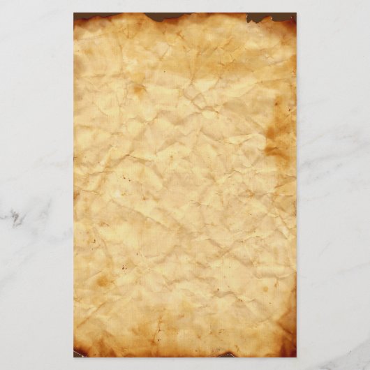 しわのあるヴィンテージ文房具 便箋 (裏面)