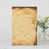 しわのあるヴィンテージ文房具 便箋 (スタンド正面)