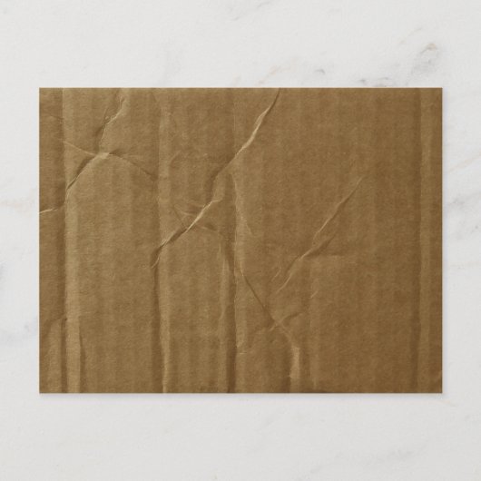 しわのある厚紙 ポストカード (正面)
