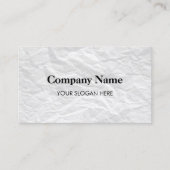 しわのある紙の背景名刺デザイン 名刺 (正面)