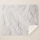 しわのある紙テクスチャ シェルパブランケット (正面(横))