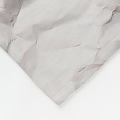 しわのある紙テクスチャ フリースブランケット (角)