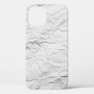 しわのある紙テクスチャ iPhone 12ケース
