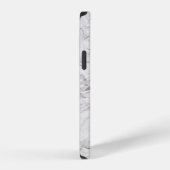 しわのついた紙のテクスチャ iPhoneケース (右側面)