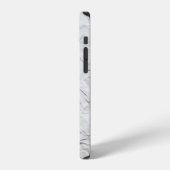 しわのついた紙のテクスチャ iPhoneケース (左側面)