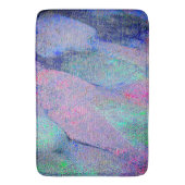 しわの付いたレザー擦り切れたスタイル絵を描、青いトーン バスマット (正面縦)