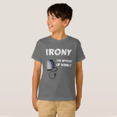 しわの反対の皮肉 Tシャツ (正面フル)