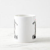 しわ中国のを愛さねばならないシャール平 コーヒーマグカップ (中央)