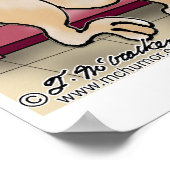 しわ犬油 ポスター (角)