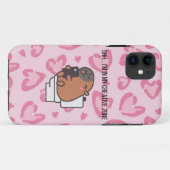 しー… 創造中だよ | おもしろカピバラ iPhoneケース Case-Mate iPhoneケース (裏面(横))